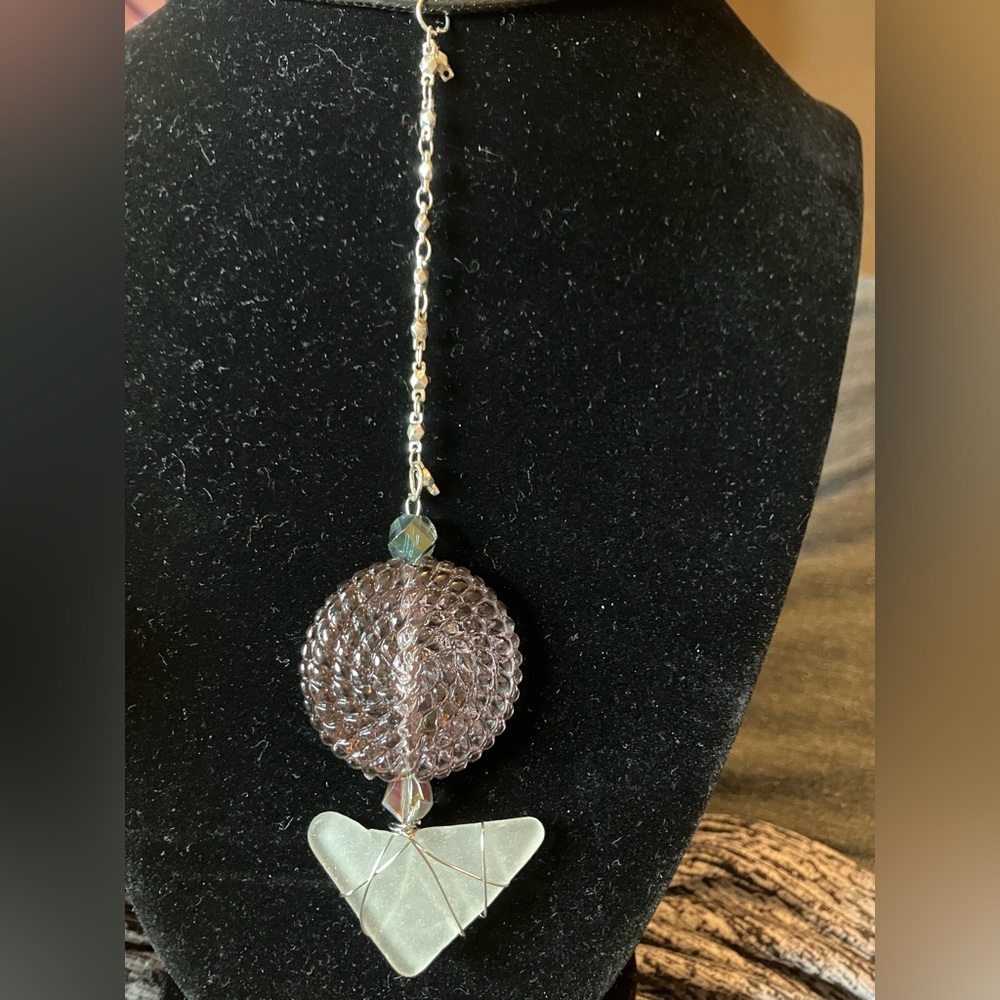 #22 handmade seaglass necklace